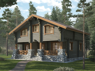 Оцилиндрованное бревно